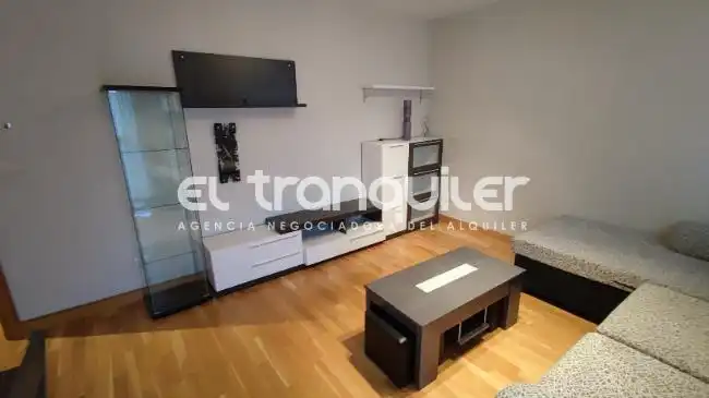 Living room of Flat for rent in Madrid  with Swimming Pool, Furnished and Washing machine