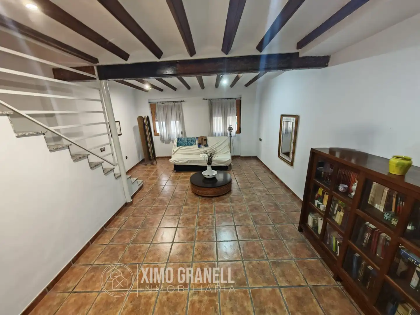 Sala d'estar de Casa o xalet en venda en Alfondeguilla amb Calefacció, Jardí privat i Terrassa