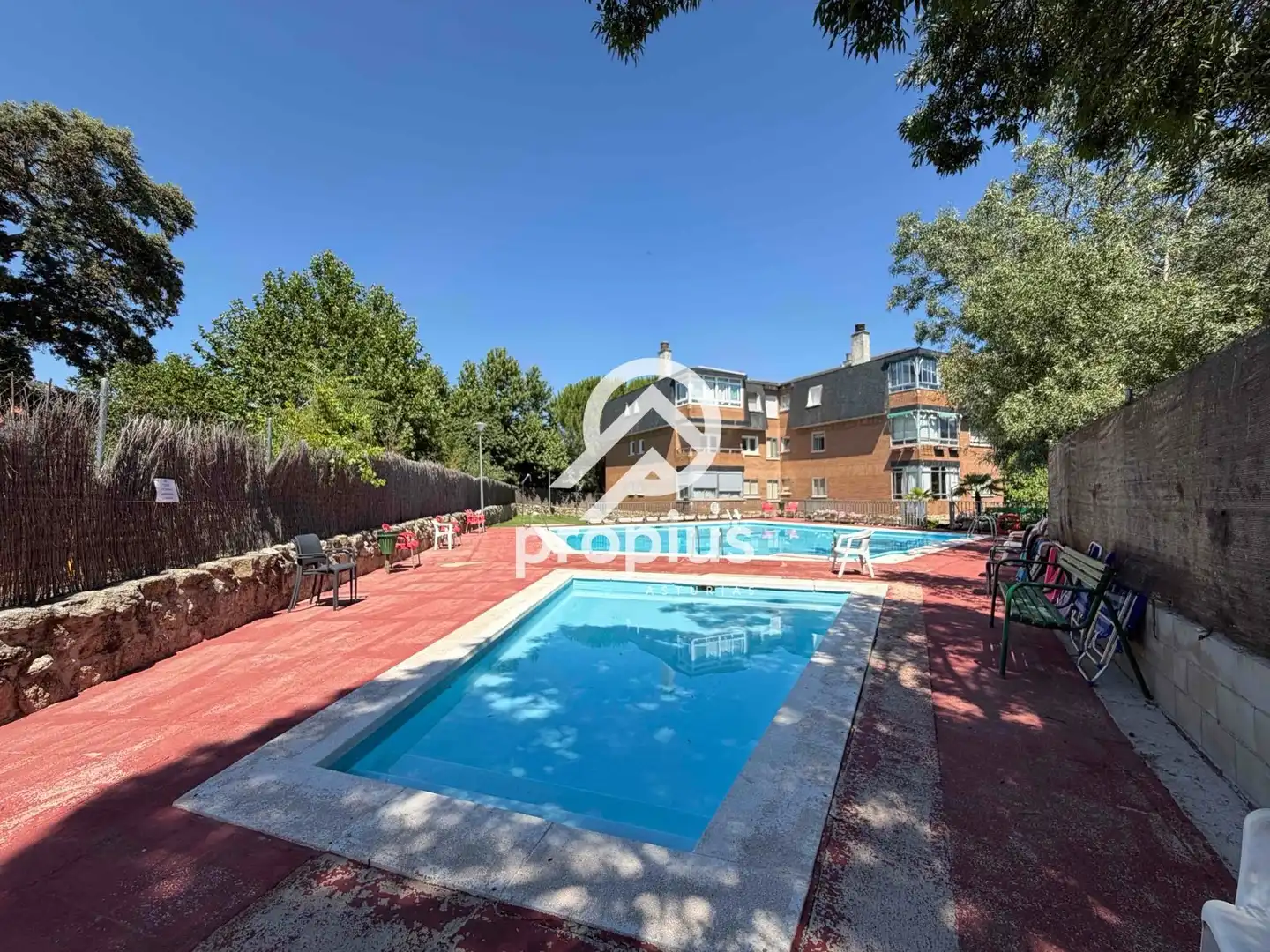 Piscina de Piso en venta en Hoyo de Manzanares con Calefacción, Parquet y Terraza