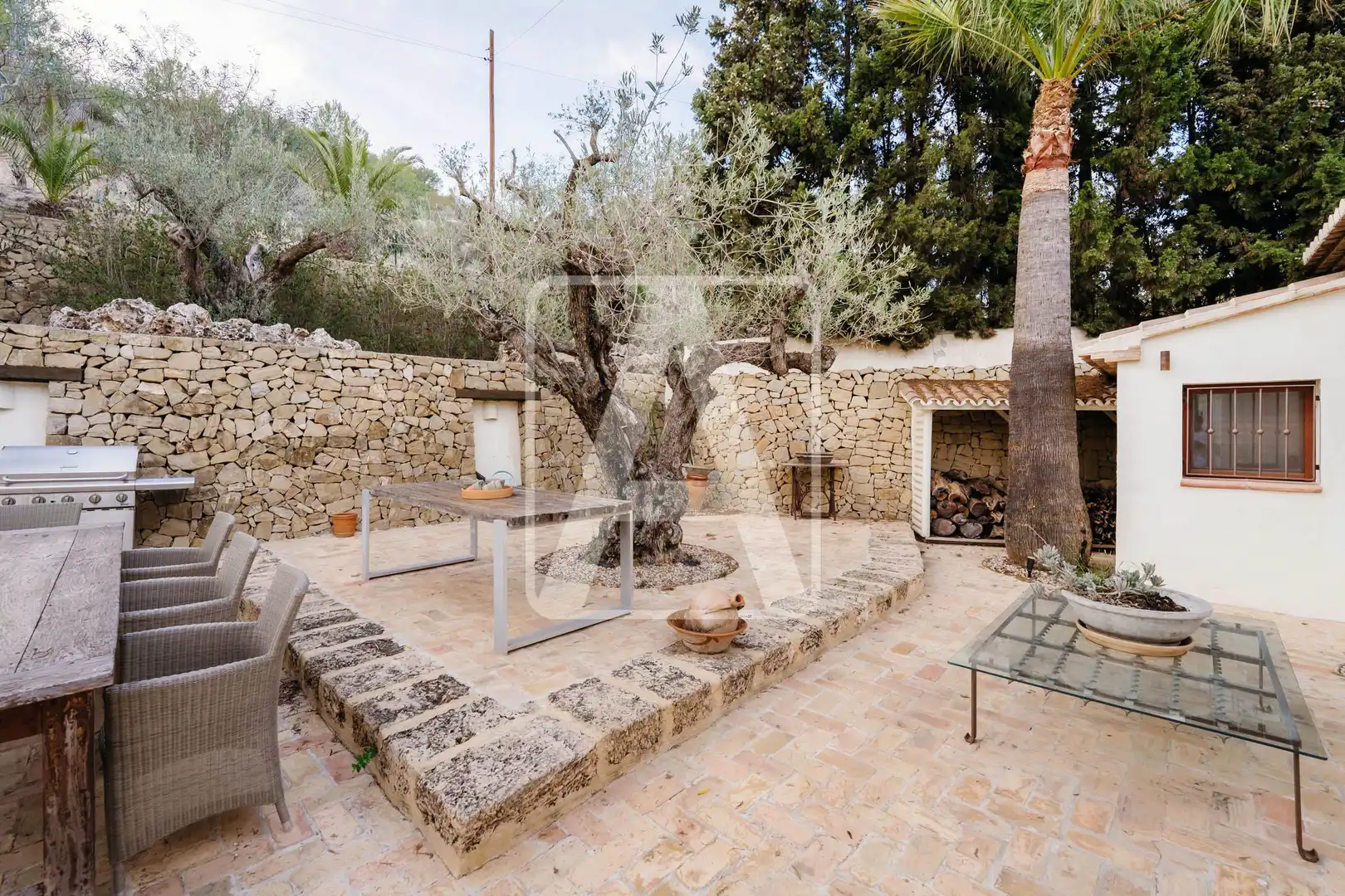Jardín de Finca rústica en venta en Benissa con Aire acondicionado, Calefacción y Jardín privado