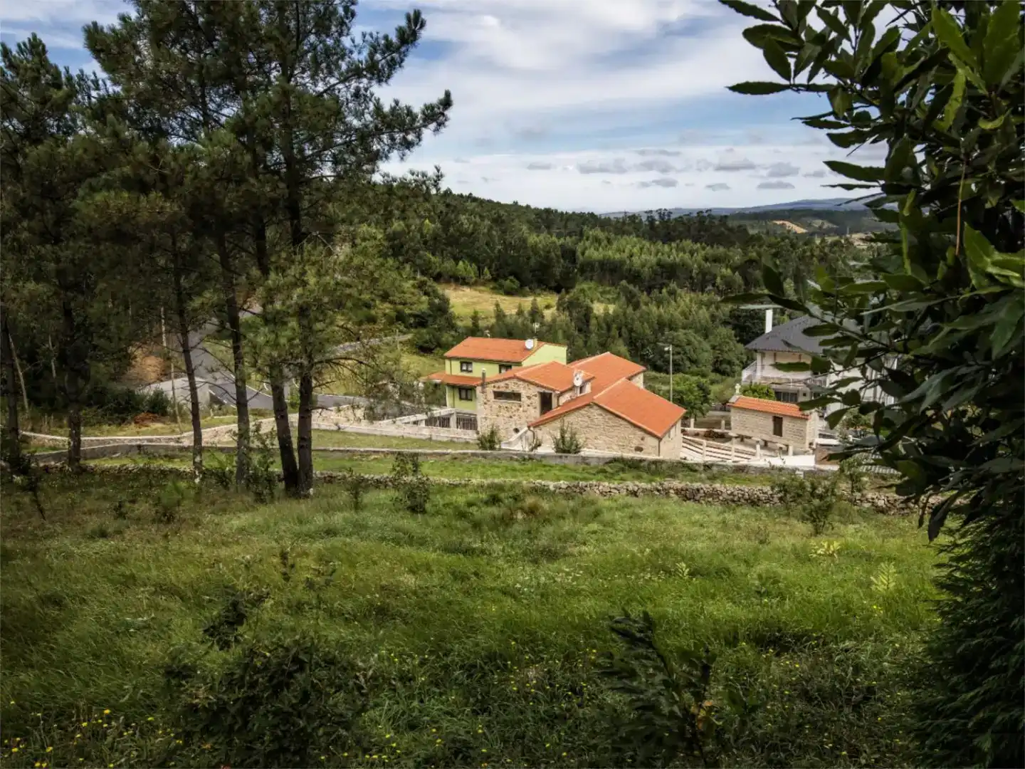 Vista exterior de Piso de alquiler en Dumbría, A Coruña