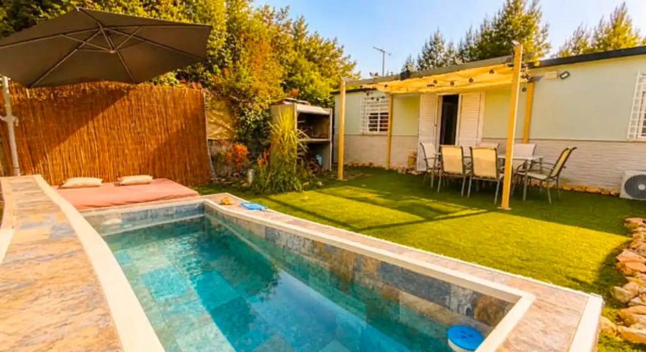 Swimming pool of Houses for rent in Torrent  with Air Conditioner, Private garden and Swimming Pool