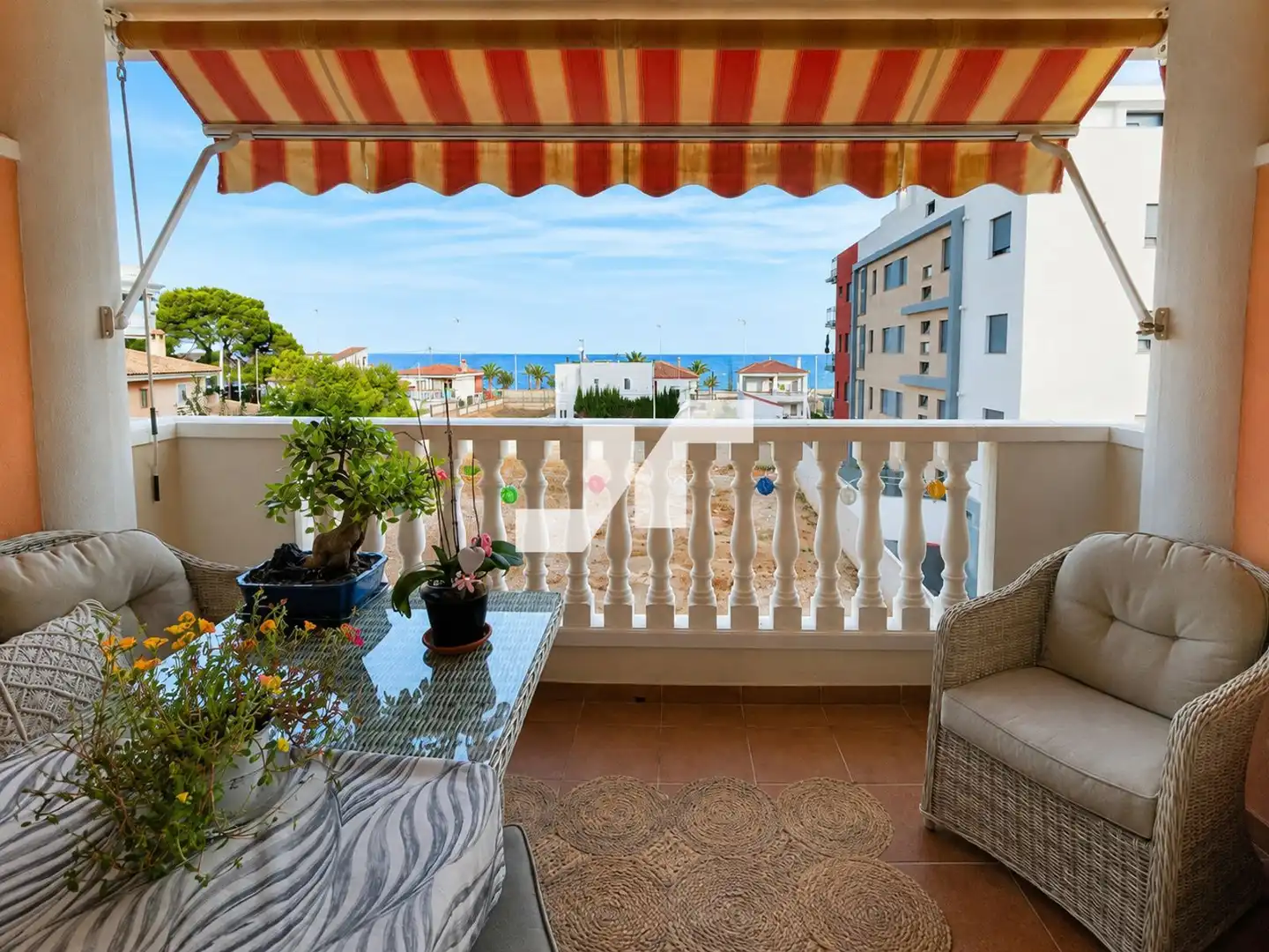 Balcony of Apartments for rent in Moncofa  with Air Conditioner, Terrace and Swimming Pool