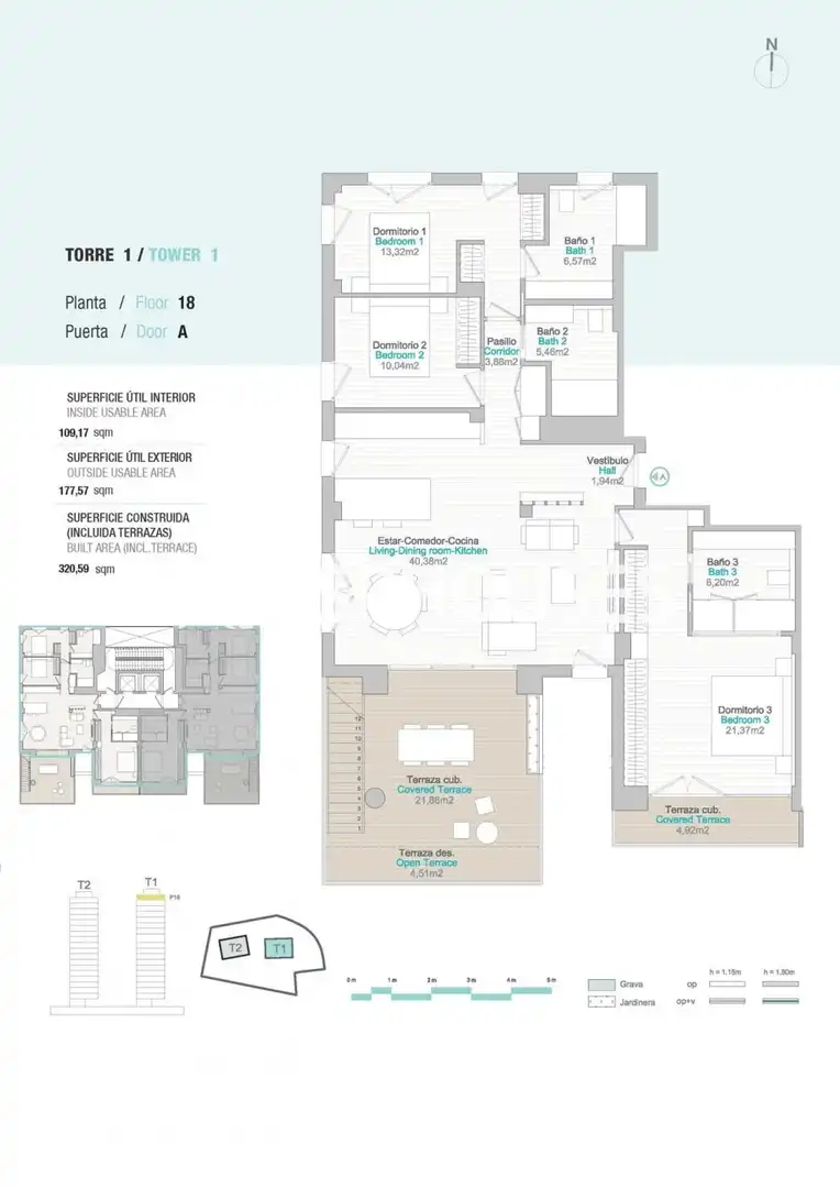 Penthouse with terrace for sale in Playa Arenal - Bol, imagen 3