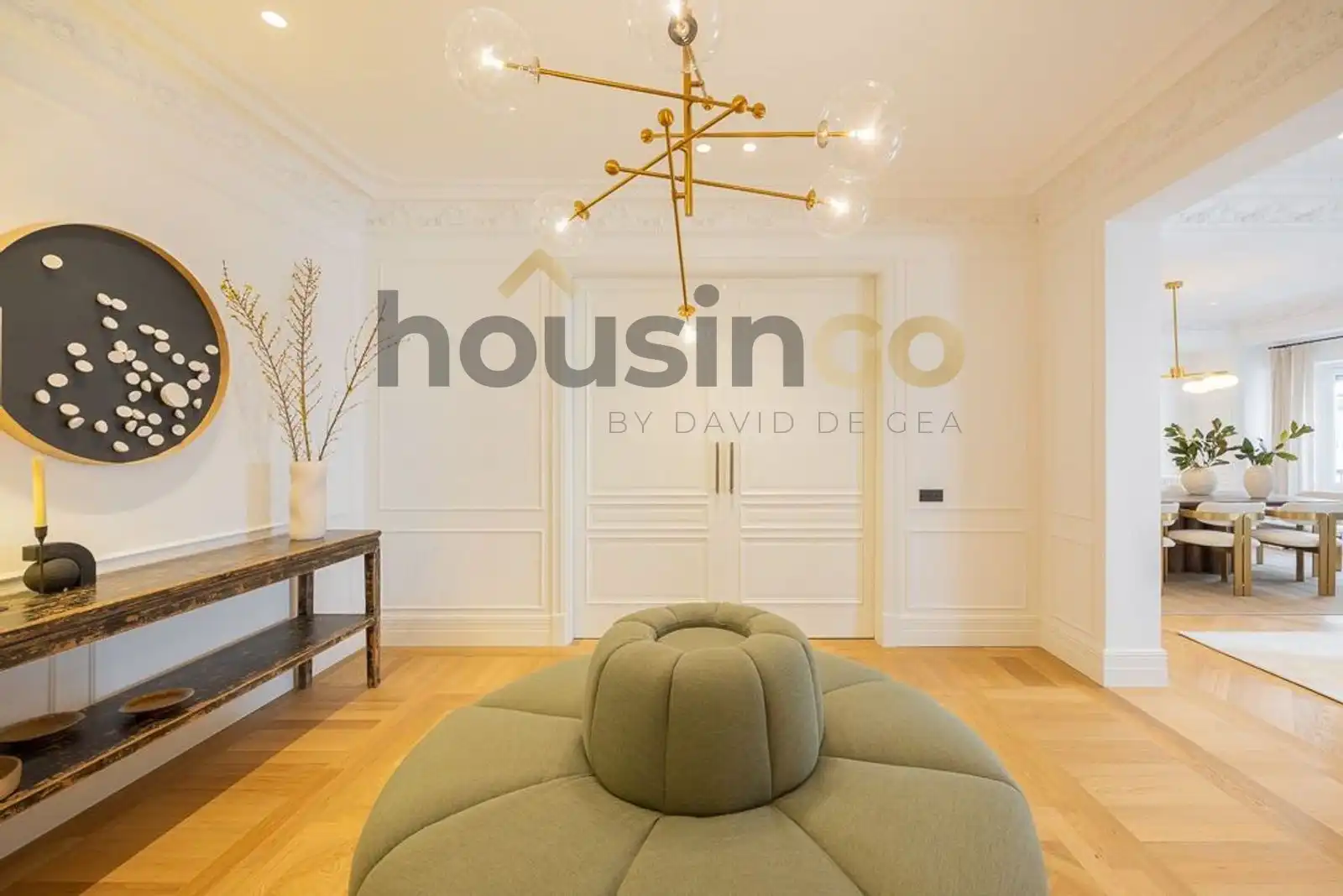 Living room of Flat for sale in Madrid  with Air Conditioner, Heating and Parquet flooring