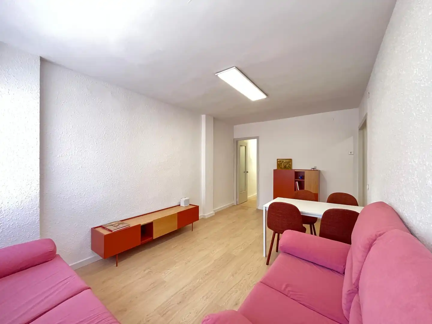 Sala de estar de Piso en venta en Amposta con Parquet, Terraza y Balcón