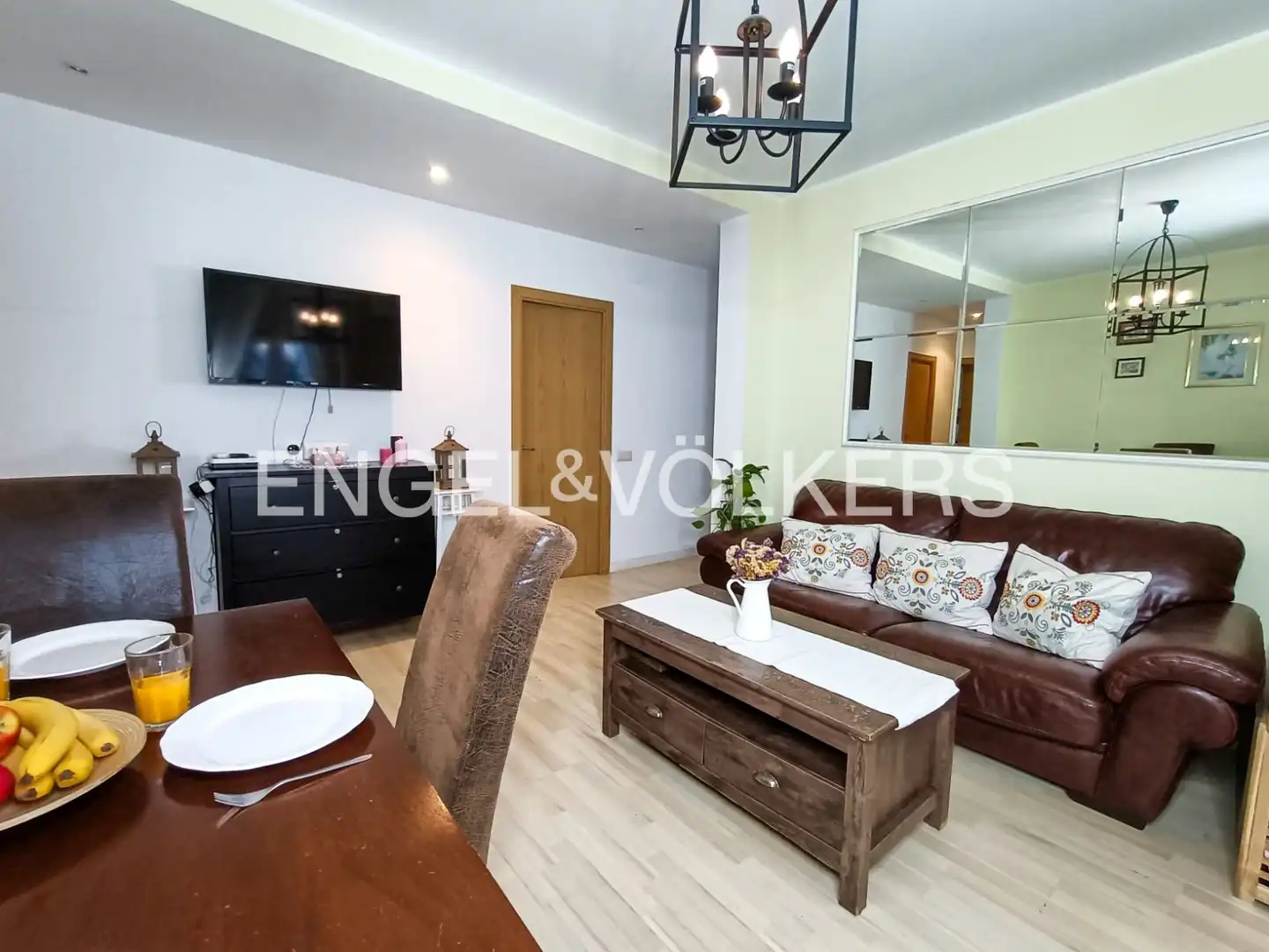 Sala de estar de Piso de alquiler en Barcelona con Aire acondicionado, Calefacción y Balcón
