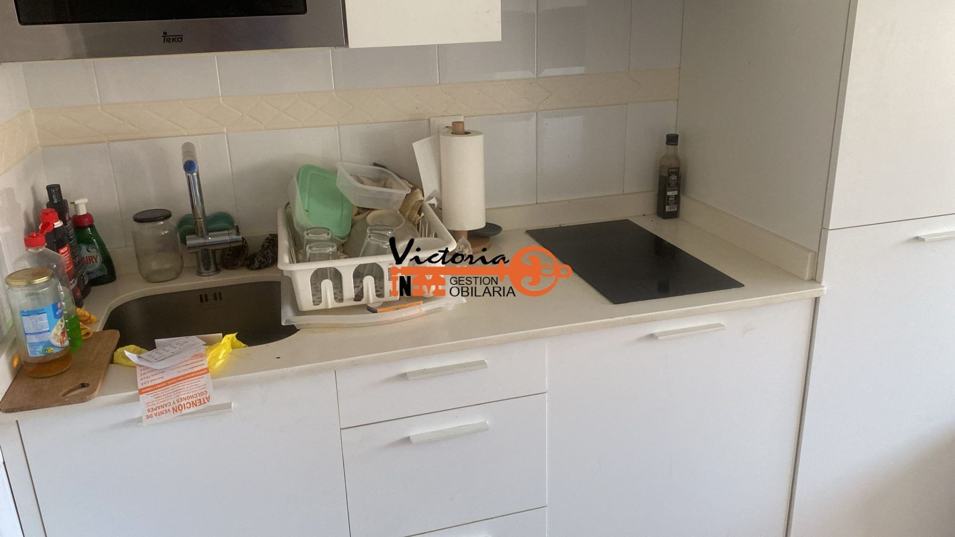 Cuina de Apartament de lloguer en Castro-Urdiales amb Calefacció