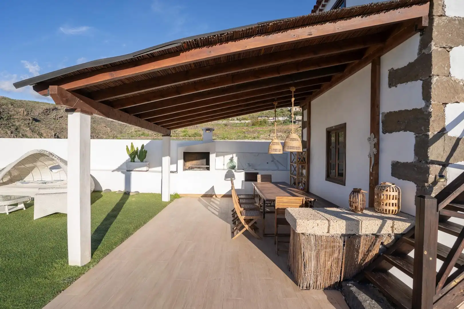 Terraza de Casa o chalet en venta en Guía de Isora con Aire acondicionado, Jardín privado y Terraza