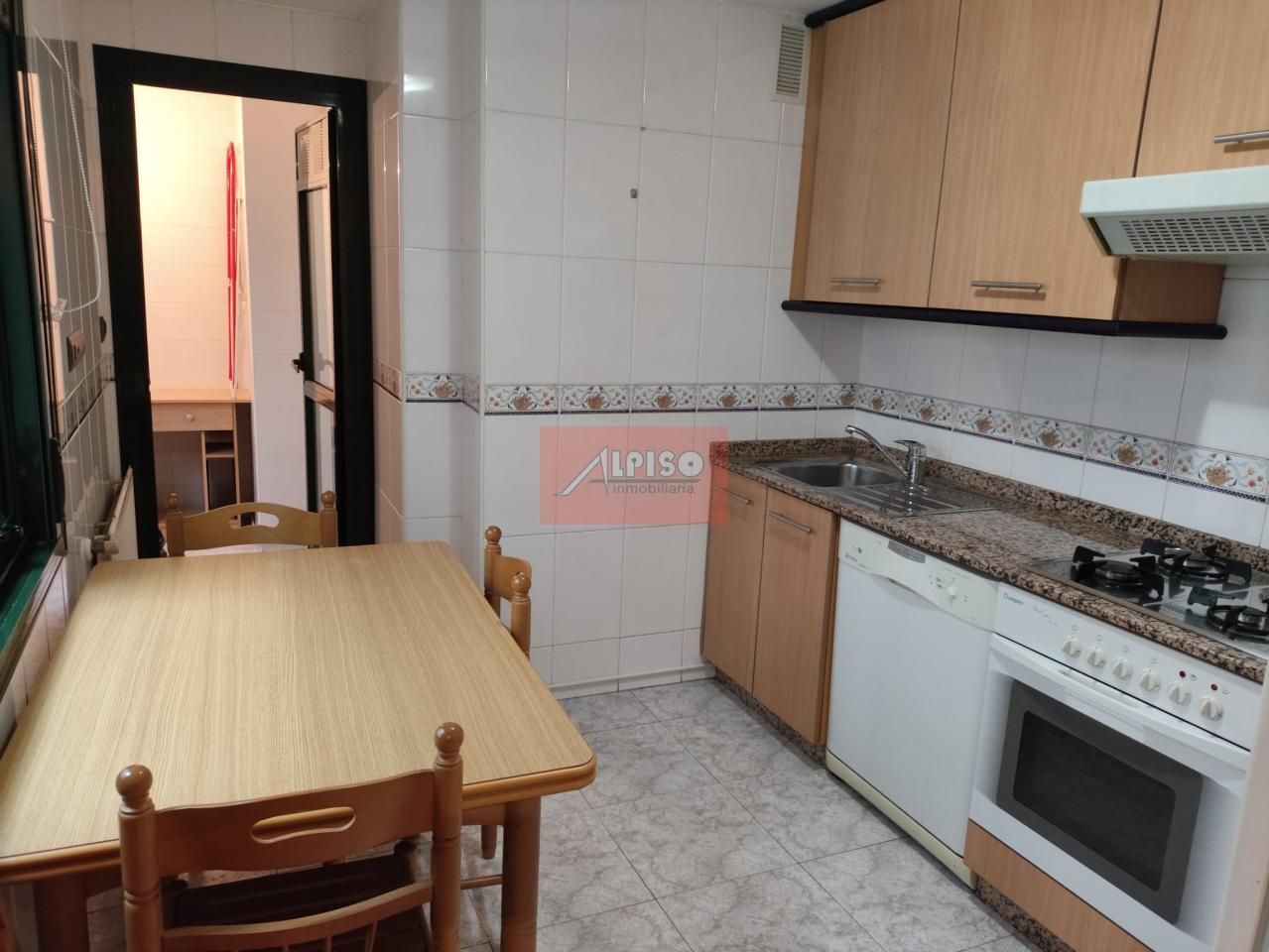 Kitchen of Flat to rent in Ourense Capital   with Heating and Furnished