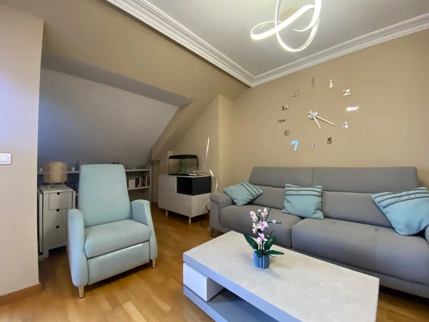 Sala de estar de Ático en venta en El Cristo
