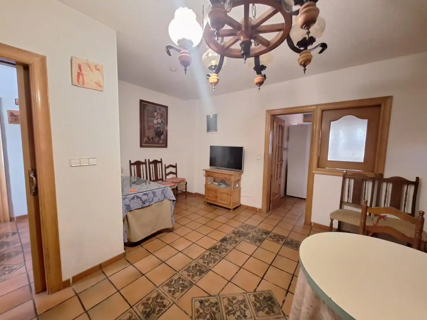 Living room of Flat for share in Librilla  with Terrace, Furnished and Balcony