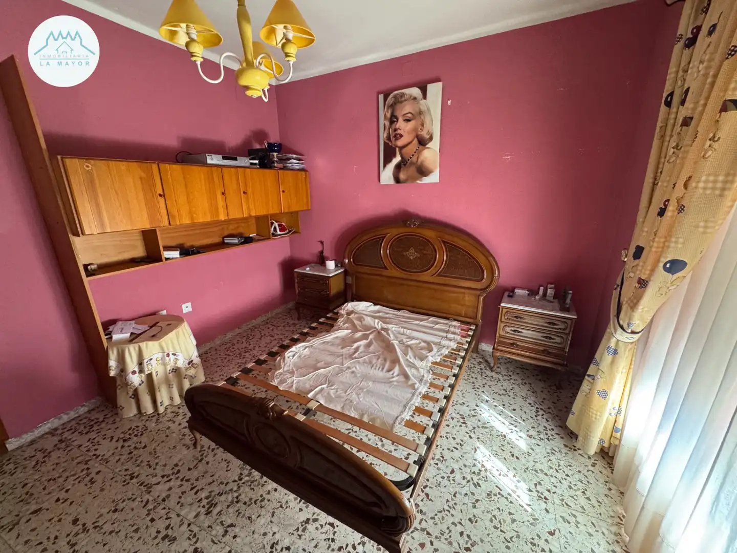 Bedroom of Houses for sale in Carrión de Calatrava  with Air Conditioner, Terrace and Furnished