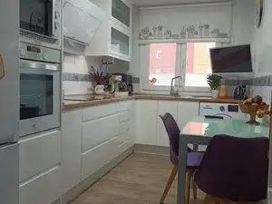 Cuina de Casa o xalet en venda en Ciudad Real amb Aire condicionat, Jardí privat i Terrassa