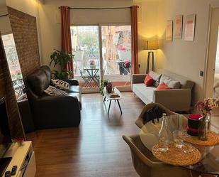 Living room of Apartment for sale in  Barcelona Capital  with Air Conditioner and Balcony