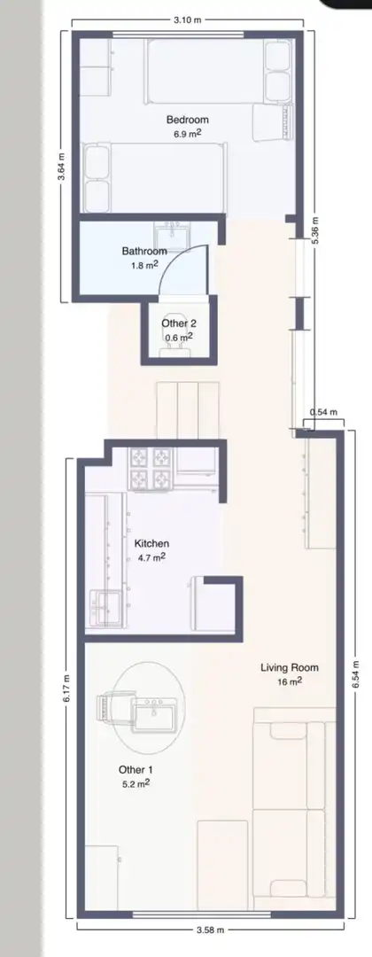 Dúplex en venta en VERGE, Grau de Gandia - Venecia - Marenys de Rafalcaid