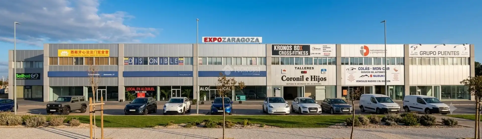 Exterior view of Office for rent in Zaragoza  with Air Conditioner