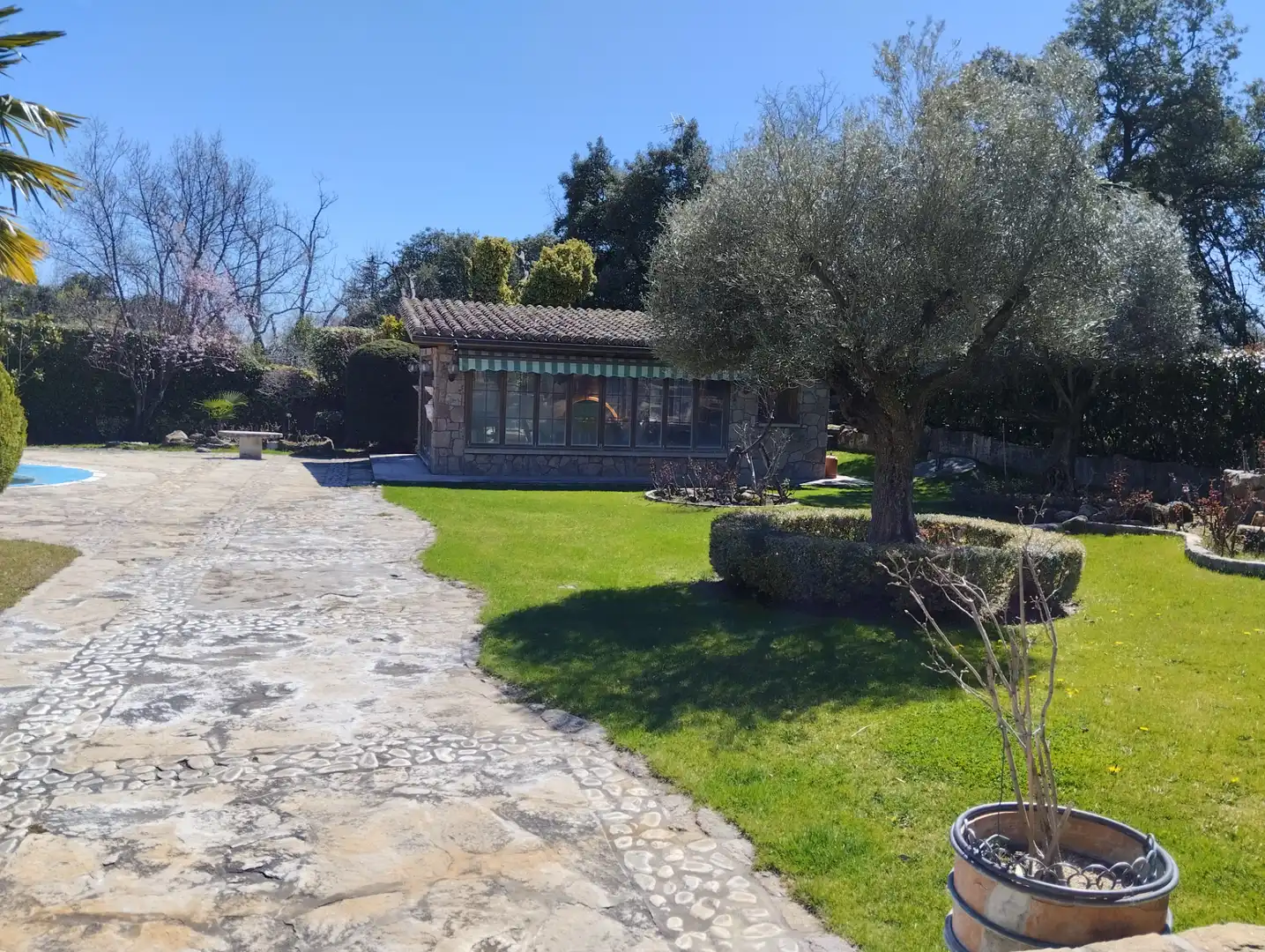 Garden of Houses for sale in El Escorial  with Air Conditioner, Heating and Private garden