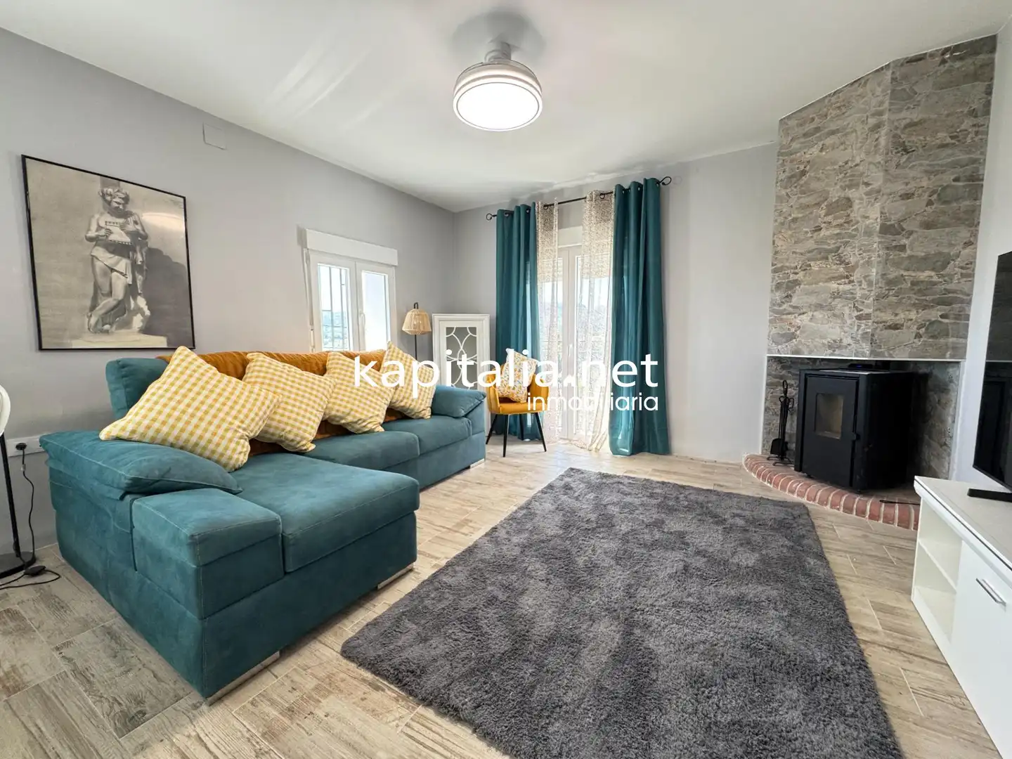 Living room of Apartments for rent in Ontinyent  with Air Conditioner, Heating and Swimming Pool