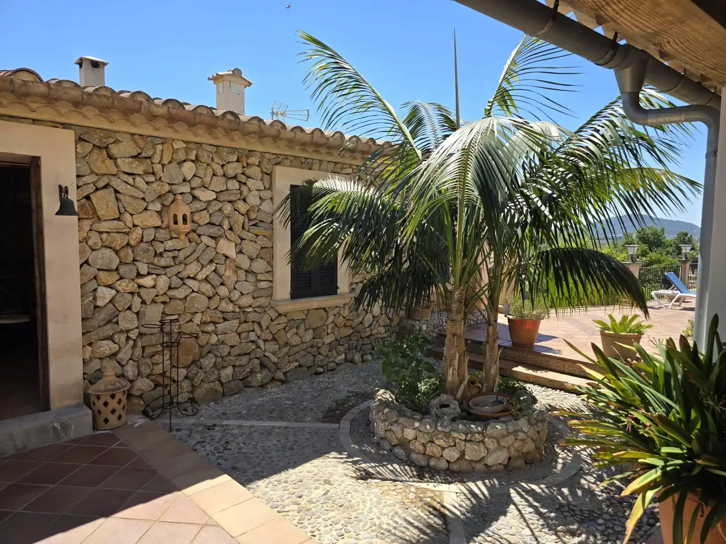 Terrasse von Haus oder Chalet zum Verkauf in Campanet mit Klimaanlage, Heizung und Privatgarten