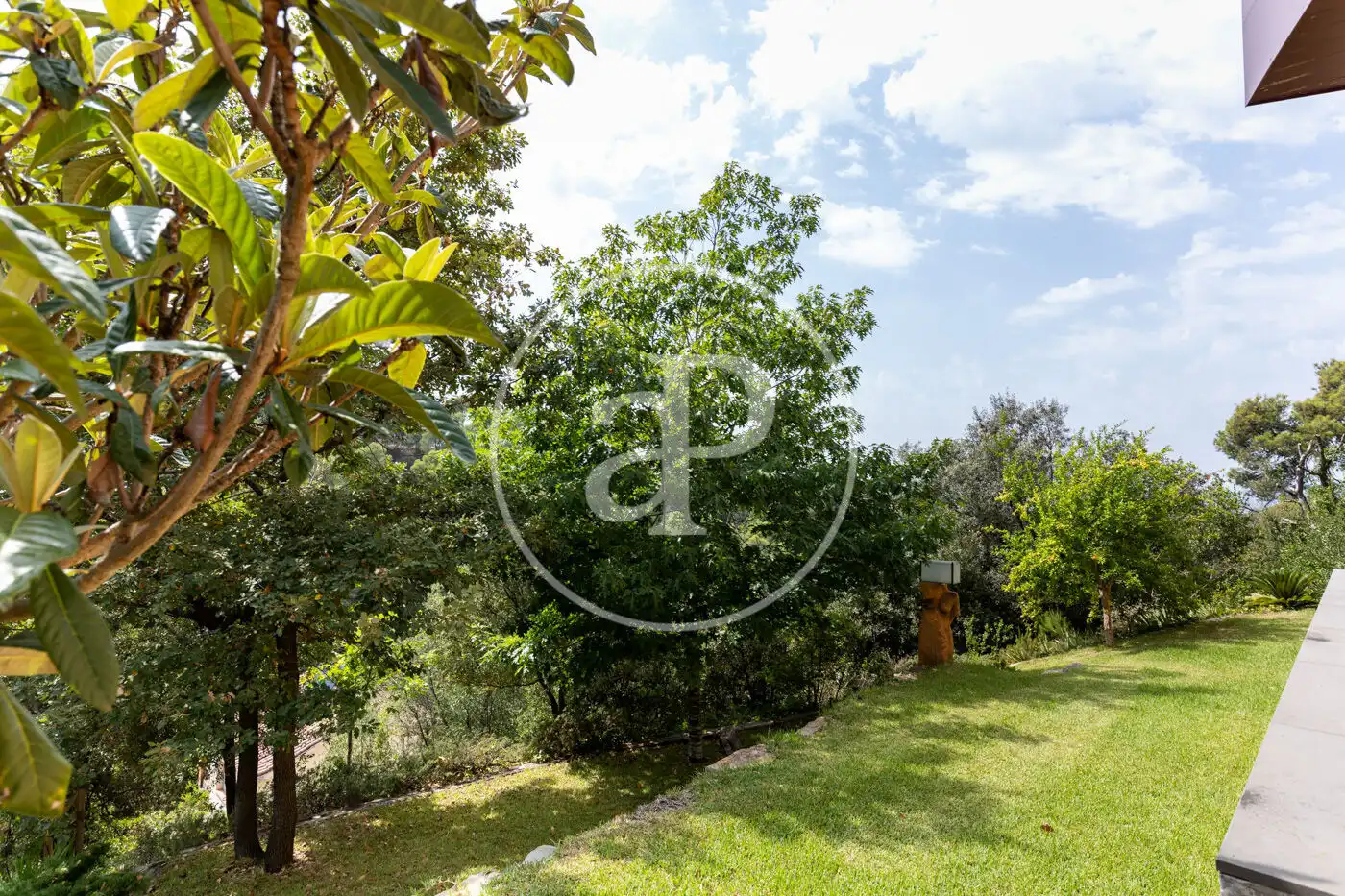 Garden of Houses for sale in Sant Cugat del Vallès  with Air Conditioner, Heating and Private garden