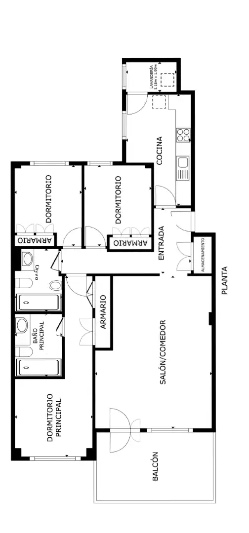 Wohnung zum Verkauf in Las Rozas de Madrid mit Klimaanlage, Heizung und Parkett