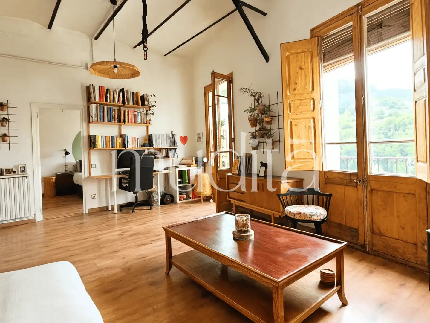 Sala d'estar de Casa adosada en venda en Sant Quirze de Besora amb Calefacció, Terrassa i Traster