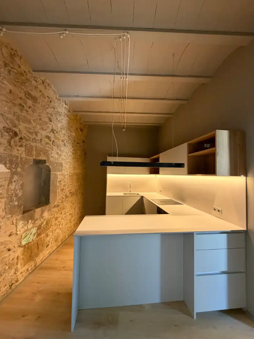 Kitchen of Flat for rent in La Bisbal d'Empordà  with Air Conditioner, Heating and Private garden