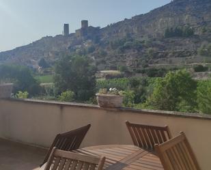 Terrassa de Casa adosada en venda en Guimerà amb Aire condicionat, Jardí privat i Parquet