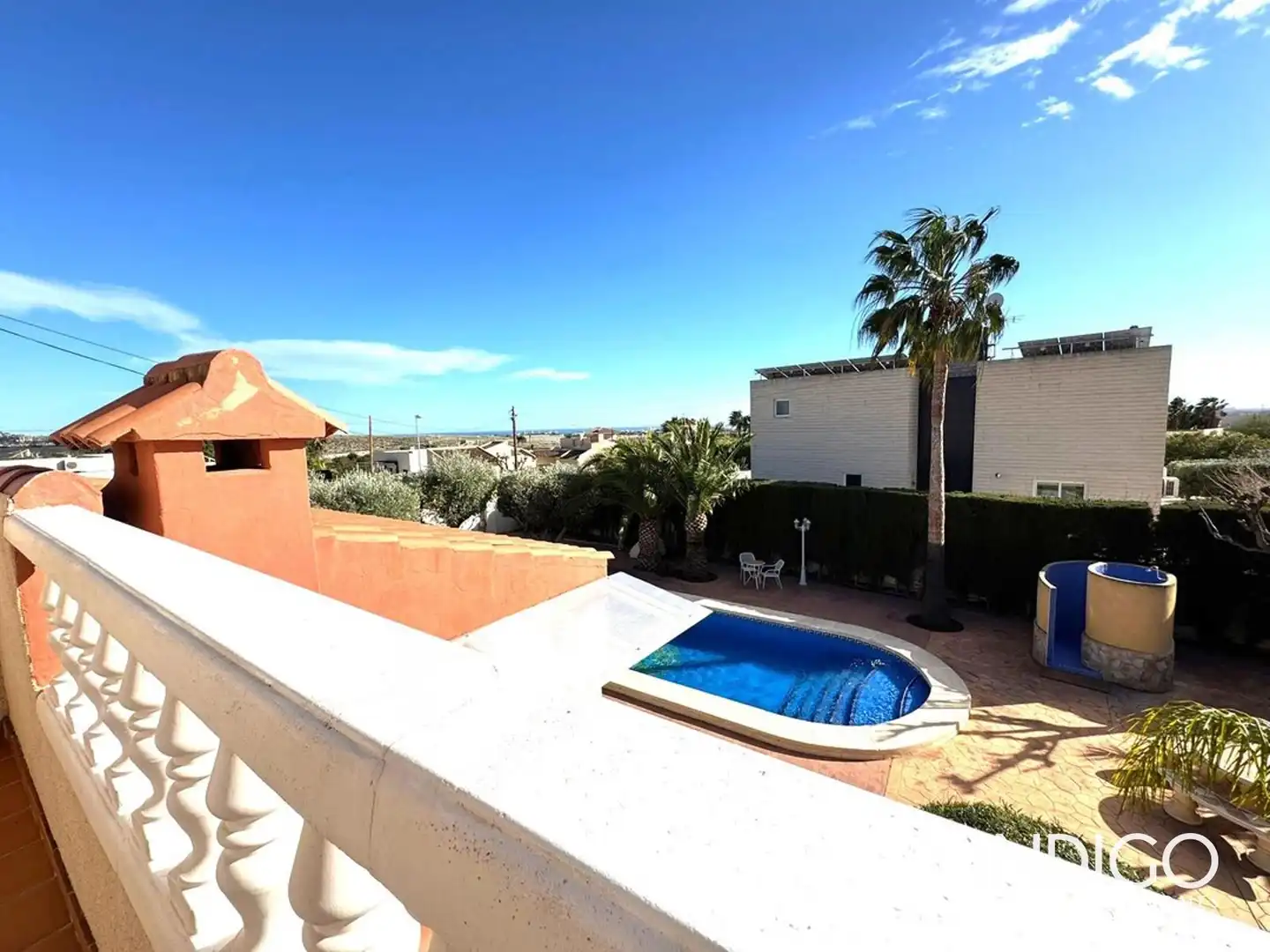 Piscina de Casa o xalet en venda en Mutxamel amb Aire condicionat, Calefacció i Terrassa