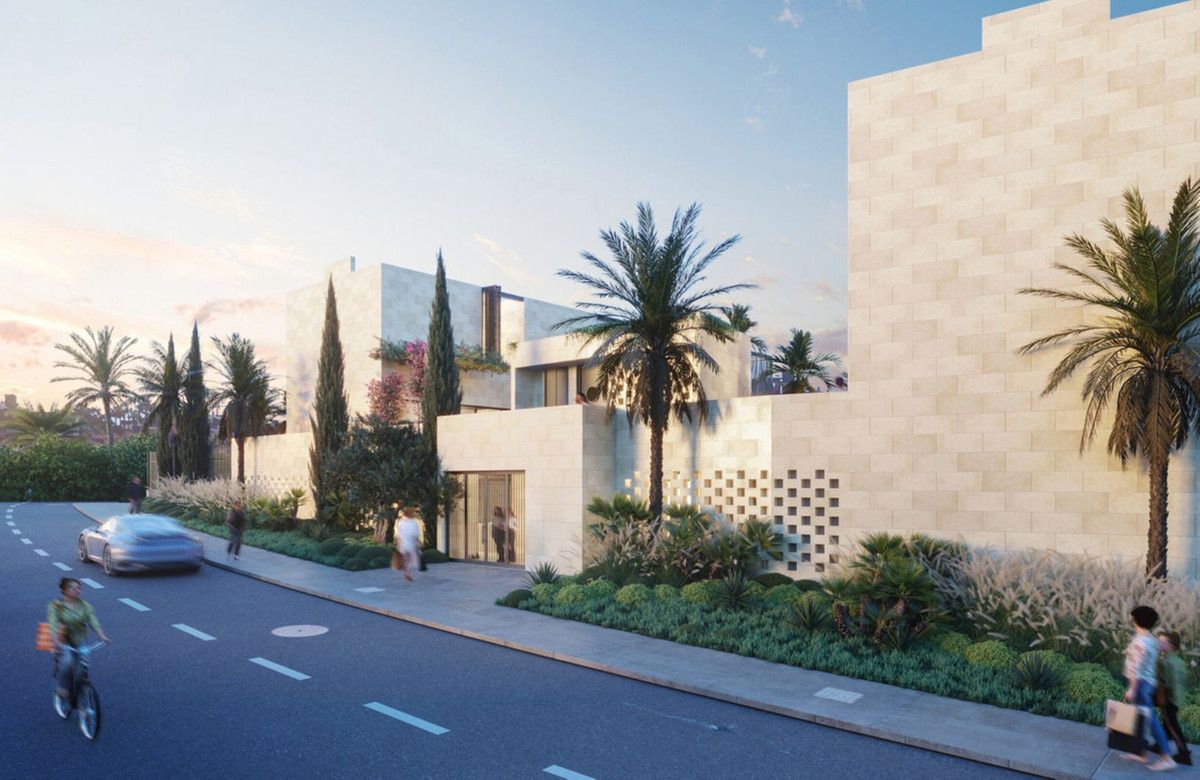 Exterior view of Planta baja for sale in Estepona  with Air Conditioner, Terrace and Storage room