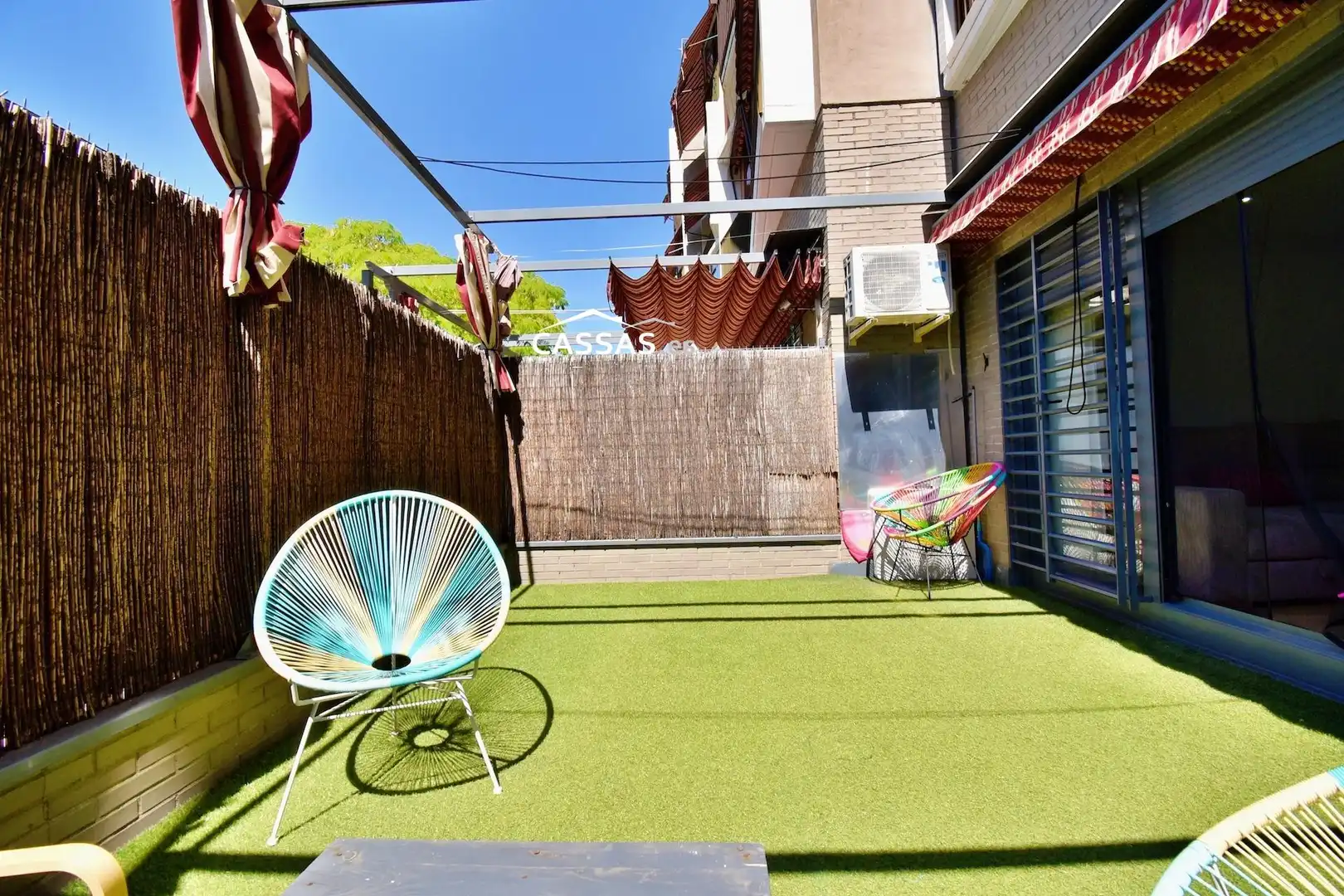 Terraza de Planta baja en venta en Torrejón de Ardoz con Aire acondicionado, Calefacción y Jardín privado