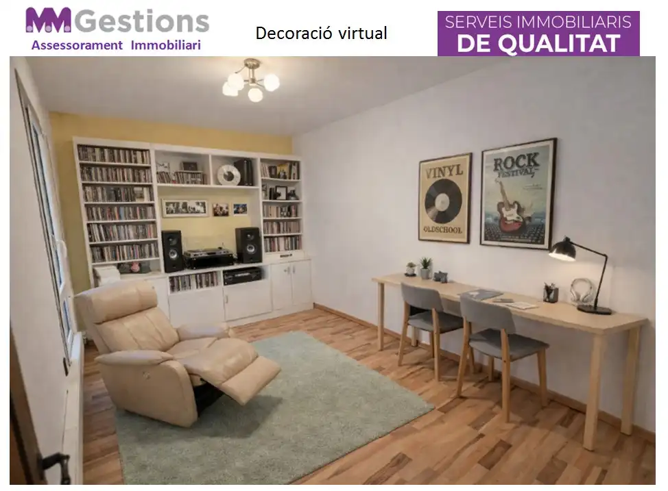 Sala de estar de Piso en venta en Vilafranca del Penedès con Aire acondicionado, Calefacción y Parquet