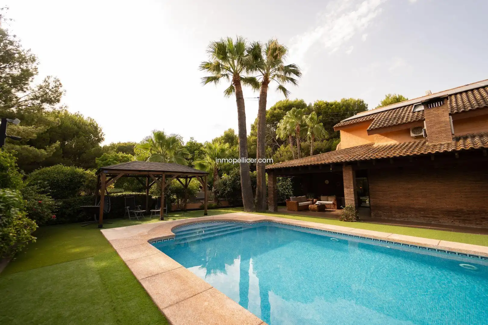 Garten von Haus oder Chalet zum Verkauf in L'Alfàs del Pi mit Klimaanlage, Heizung und Privatgarten