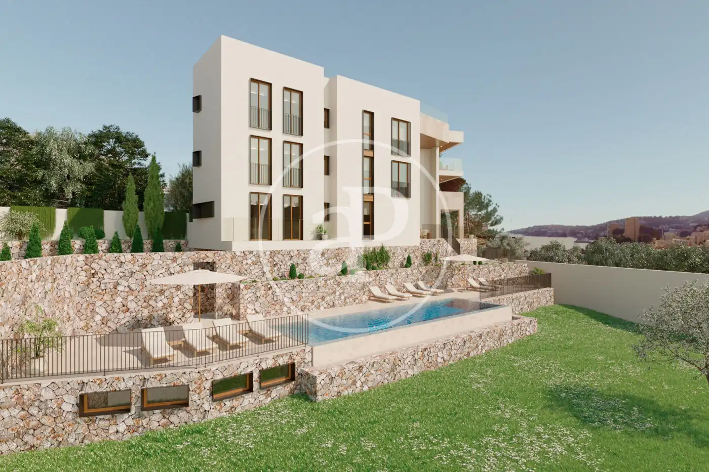 Vista exterior de Piso en venta en  Palma de Mallorca con Aire acondicionado, Calefacción y Jardín privado