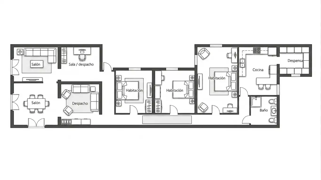 Appartement avec terrasse à vendre à Calle Tutor, imagen 20