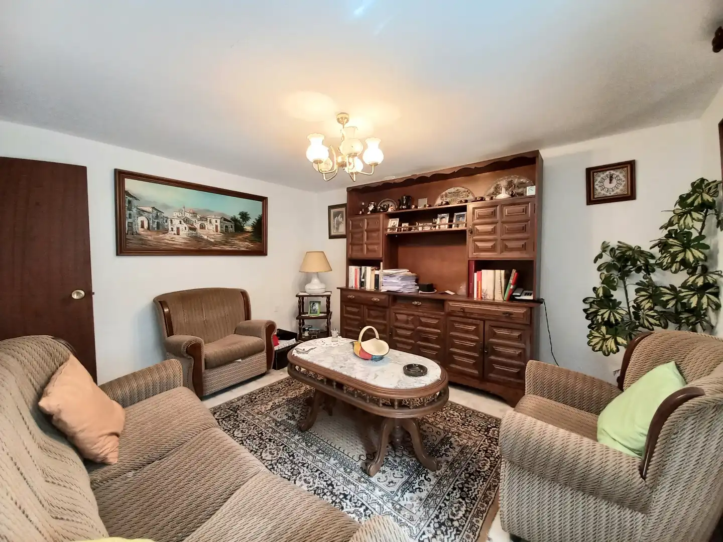Living room of Detached homes for sale in Madrigalejo del Monte  with Heating and Storage room