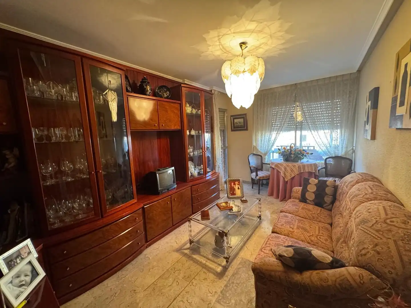 Wohnzimmer von Wohnung zum Verkauf in Illueca mit Klimaanlage, Heizung und Terrasse