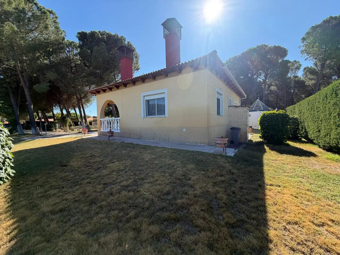 Vista exterior de Finca rústica en venta en Traspinedo con Calefacción, Jardín privado y Terraza