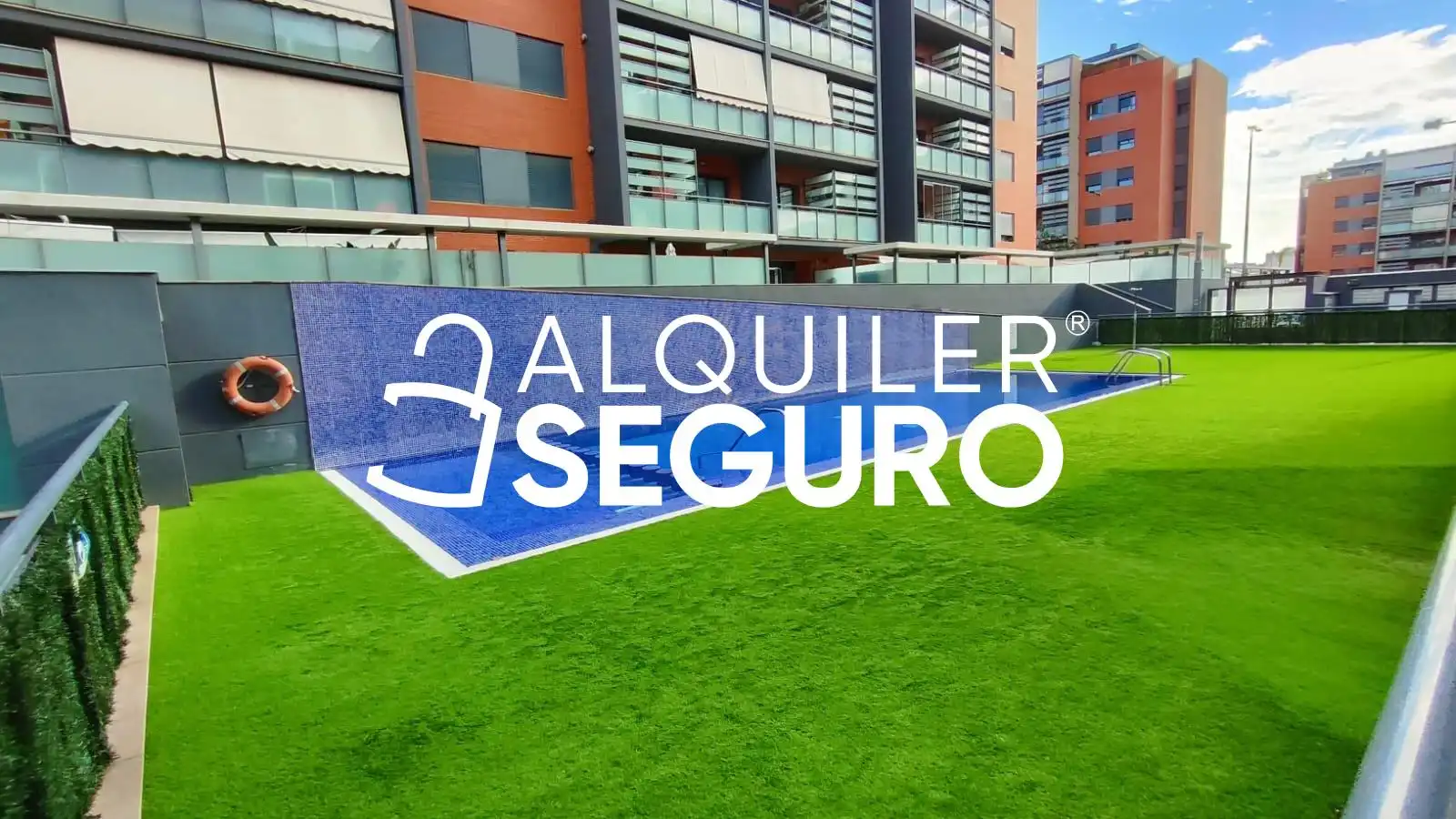 Piscina de Piso de alquiler en Paterna con Aire acondicionado, Calefacción y Terraza