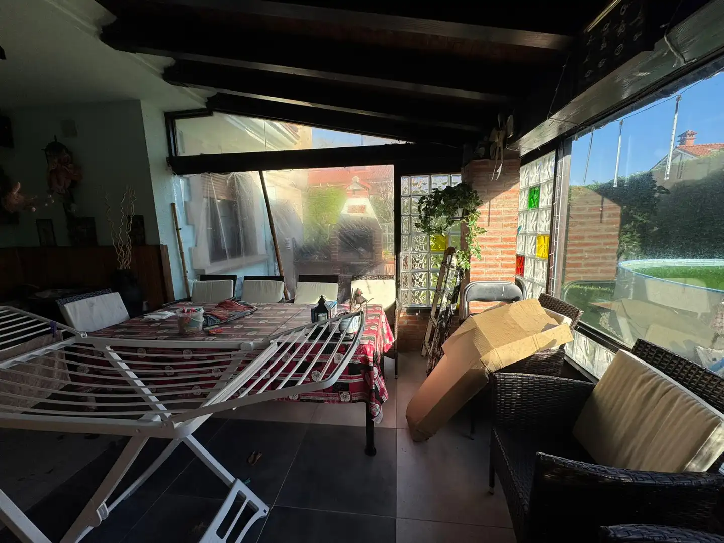 Garten von Einfamilien-Reihenhaus zum Verkauf in Polanco mit Heizung, Privatgarten und Terrasse