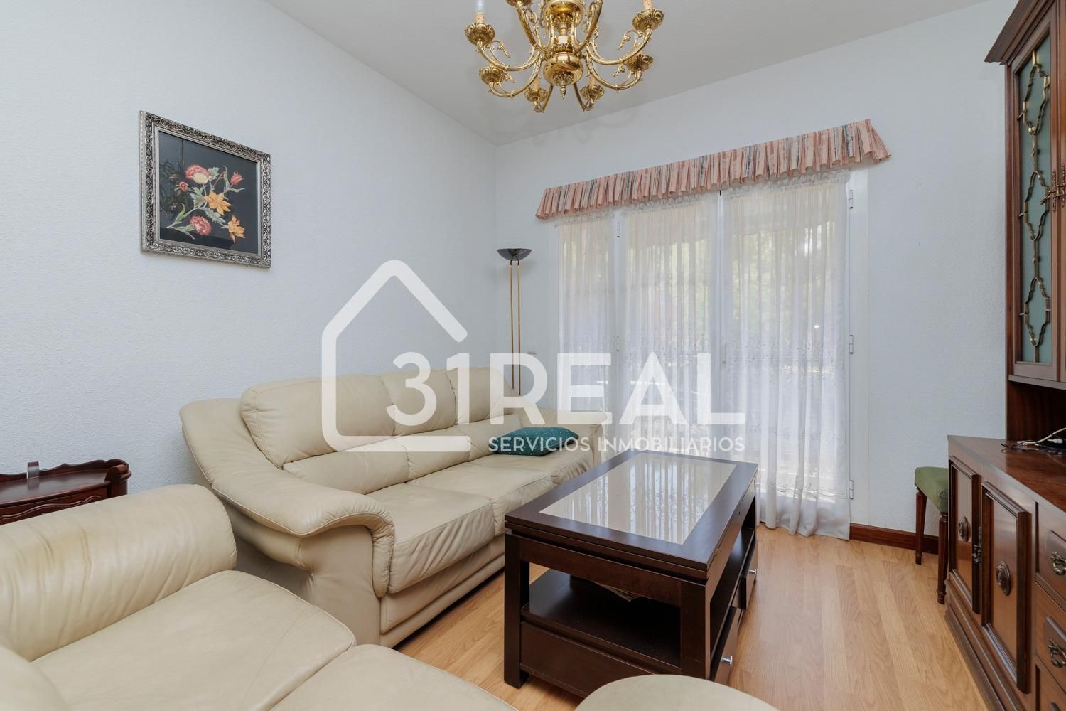 Sala de estar de Piso en venta en  Madrid Capital con Calefacción, Terraza y Trastero