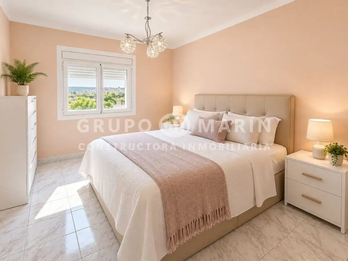 Bedroom of Flat for sale in Badalona  with Heating and Terrace