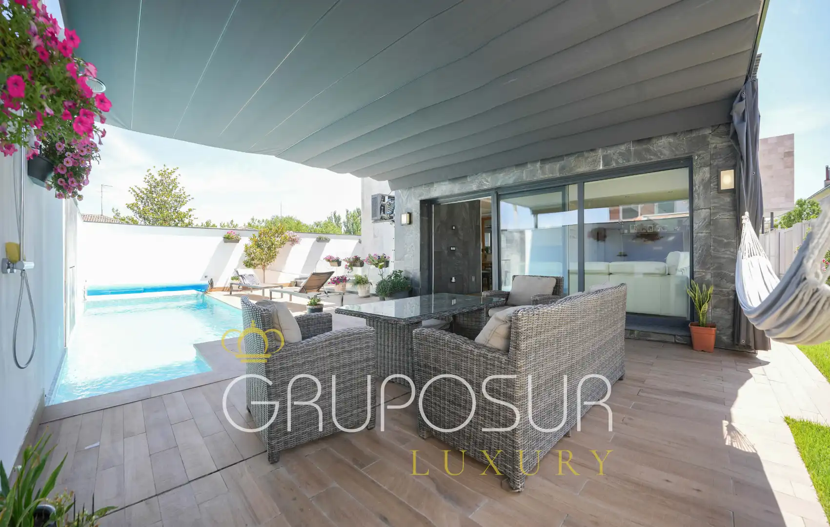 Terraza de Casa o chalet en venta en Valladolid con Aire acondicionado, Calefacción y Jardín privado