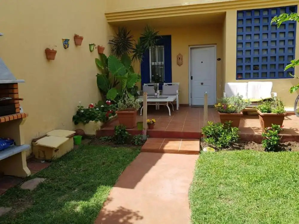 Jardí de Casa adosada de lloguer en Marbella amb Aire condicionat, Jardí privat i Terrassa