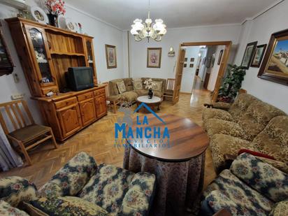 Living room of Flat for sale in  Albacete Capital  with Terrace and Balcony