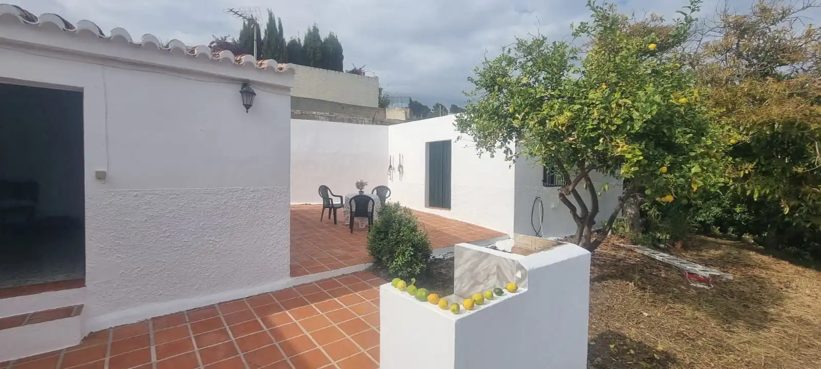 Terraza de Casa adosada en venta en Frigiliana con Aire acondicionado, Calefacción y Jardín privado