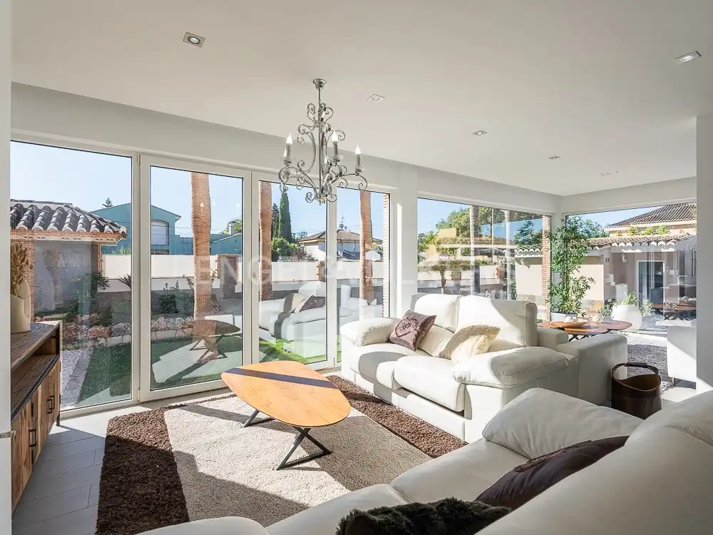 Living room of Houses for rent in Bétera  with Air Conditioner, Heating and Private garden