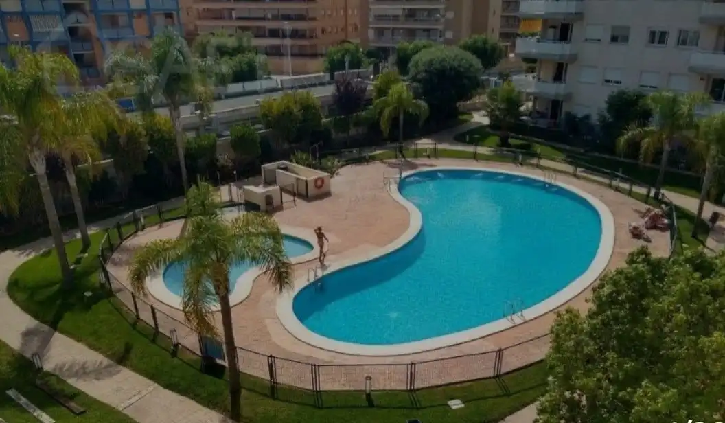 Schwimmbecken von Wohnung zur Miete in Canet d'En Berenguer mit Klimaanlage, Abstellraum und Schwimmbad