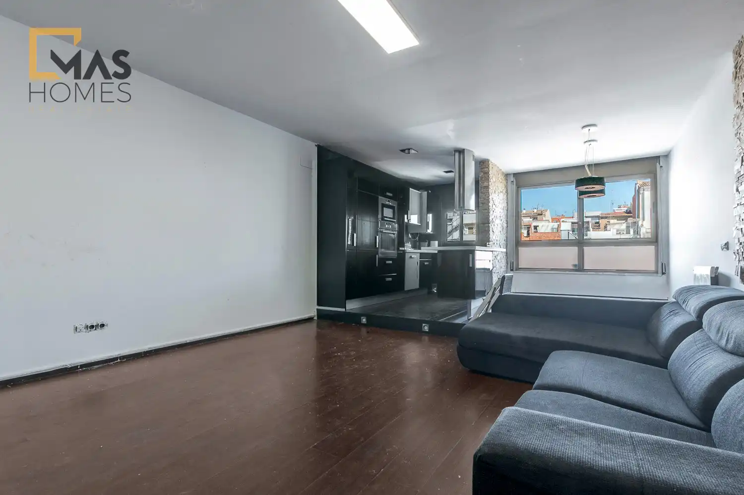Sala d'estar de Pis en venda en Sabadell amb Aire condicionat, Calefacció i Parquet